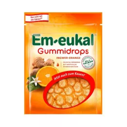 EM-EUKAL Gommes au gingembre et à lorange sucrées, 90 g