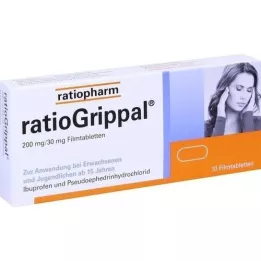 RATIOGRIPPAL 200 mg/30 mg Comprimés pelliculés, 10 pc