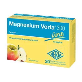 MAGNESIUM VERLA 300 Pomme Granulés, 20 pcs
