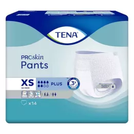 TENA PANTS plus XS 50-70 cm ConfioFit culotte à usage unique, 14 pces