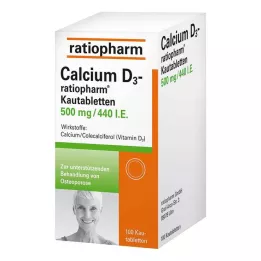 CALCIUM Comprimés à mâcher D3-ratiopharm, 100 pc