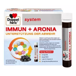 DOPPELHERZ Ampoules Immun+Aronia system, 30 pièces