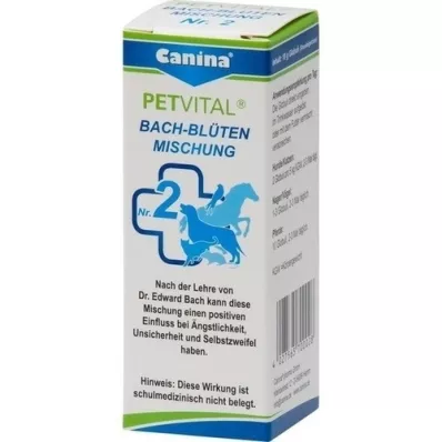 PETVITAL Fleurs de Bach No 2 vet. globules, 10 g