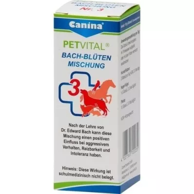 PETVITAL Fleurs de Bach No 3 vet. globules, 10 g