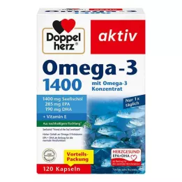 DOPPELHERZ Gélules Oméga-3 1 400, 120 gélules