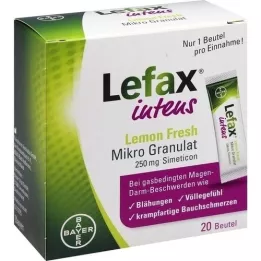LEFAX Intense Lemon Fresh Micro Granul.250 mg Sim, 20 pces