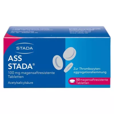 ASS STADA 100 mg Comprimés gastro-résistants, 50 comprimés