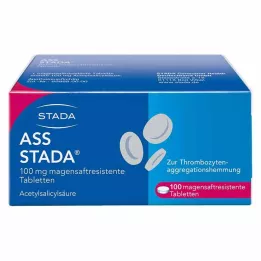 ASS STADA 100 mg Comprimés gastro-résistants, 100 comprimés