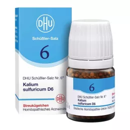 BIOCHEMIE DHU 6 Kalium sulfuricum D 6 globules, 10 g