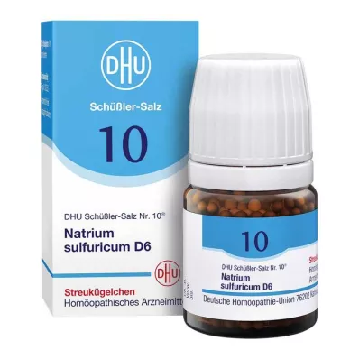 DHU Sel de Schüßler n° 10 Natrum sulfuricum D6 globules, 10 g