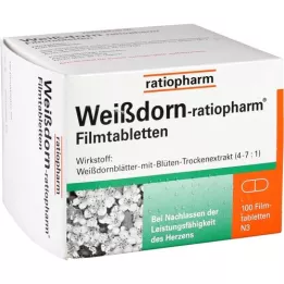 WEISSDORN-RATIOPHARM Comprimés pelliculés, 100 pc