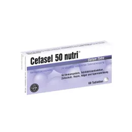 CEFASEL 50 nutri Sélénium en tablettes, 60 pc
