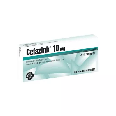 Cefazink 10 mg comprimés pelliculés, 60 pc