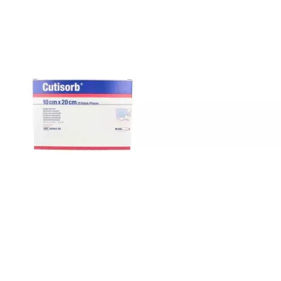CUTISORB Compresses absorbantes stériles 10x20 cm, 25 pces
