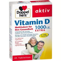 DOPPELHERZ Vitamine D3 1000 I.E. EXTRA Comprimés, 45 pc