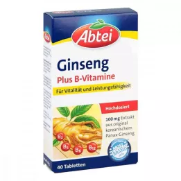 ABTEI Comprimés de vitamines B Ginseng Plus, 40 comprimés