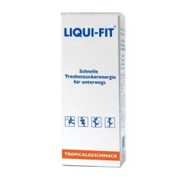 LIQUI FIT Solution de sucre liquide Tropical, sachet de 12 pcs