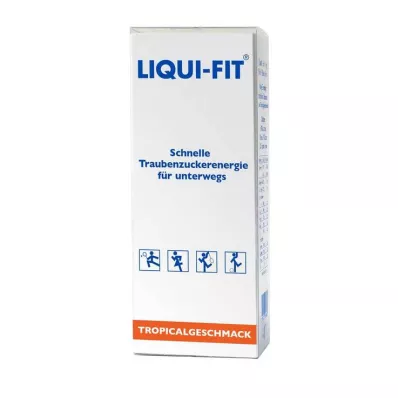 LIQUI FIT Solution de sucre liquide Tropical, sachet de 12 pcs