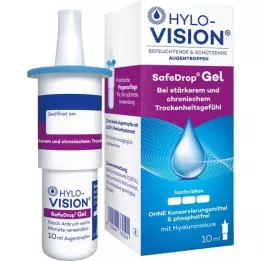 HYLO-VISION Gouttes oculaires SafeDrop Gel, 10 ml