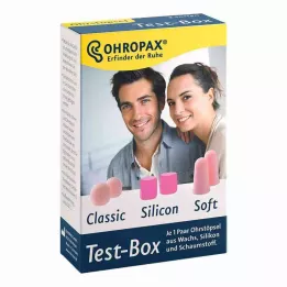 OHROPAX Boîte dessai 3 sortes de bouchons doreilles, 3X2 pcs