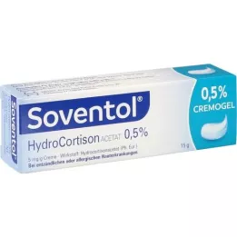 SOVENTOL Crème à lacétate dhydrocortisone 0,5%, 15 g