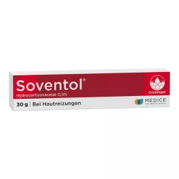 SOVENTOL Crème à lacétate dhydrocortisone 0,5%, 30 g