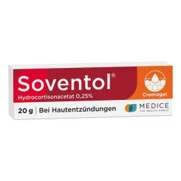 SOVENTOL Crème à lacétate dhydrocortisone 0,25%, 20 g