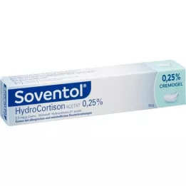 SOVENTOL Crème à lacétate dhydrocortisone 0,25%, 50 g