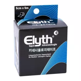 KINESIOLOGIE Tape Elyth 5 cmx5 m noir, 1 pc