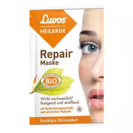 LUVOS Masque réparateur à largile, cosmétique naturelle, 2X7.5 ml