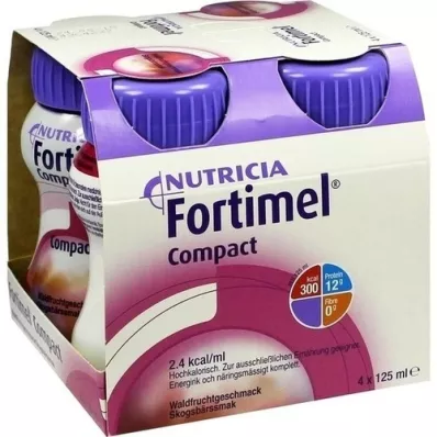 FORTIMEL Compact 2.4 saveur fruits des bois, 4X125 ml
