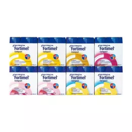FORTIMEL Carton de mélange Compact 2.4 8X4X125 ml