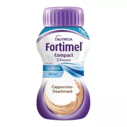 FORTIMEL Compact 2.4 goût cappuccino, 4X125 ml