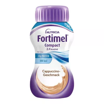 Fortimel Compact 2.4 saveur cappuccino, 4X125 ml