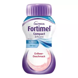 FORTIMEL Compact 2.4 goût fraise, 4X125 ml