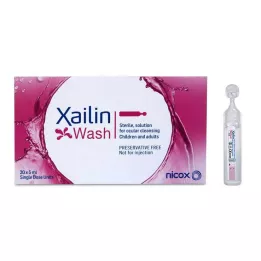 XAILIN Solution de lavage oculaire Wash en unidoses, 20X5 ml
