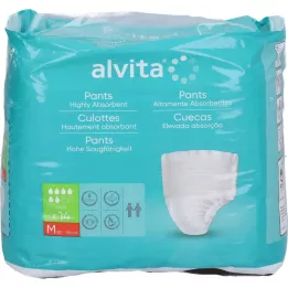 ALVITA Pants pour incontinence super medium, 14 pces