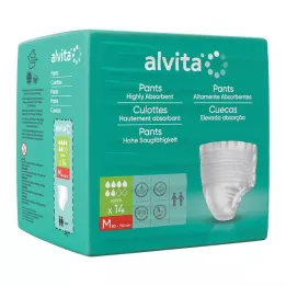 ALVITA Pants pour incontinence super medium, 14 pces