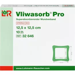 VLIWASORB Compresse Pro superabsorbante stérile 12,5x12,5 cm, 10 pces