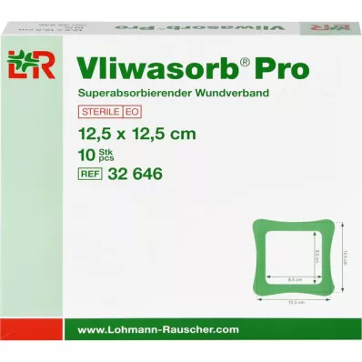 VLIWASORB Compresse Pro superabsorbante stérile 12,5x12,5 cm, 10 pces