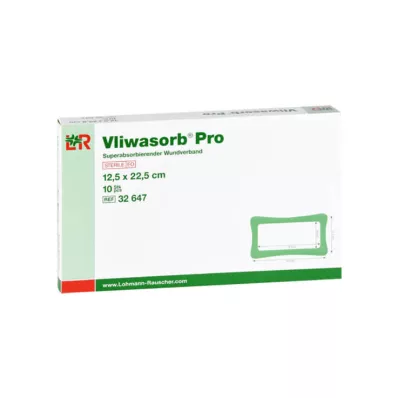 Vliwasorb Pro Suberabsorb.Komp.steril 12,5x22,5 cm, 10 pc Vliwasorb Pro Suberabsorb.Komp.steril 12,5x22,5 cm, 10 pc
