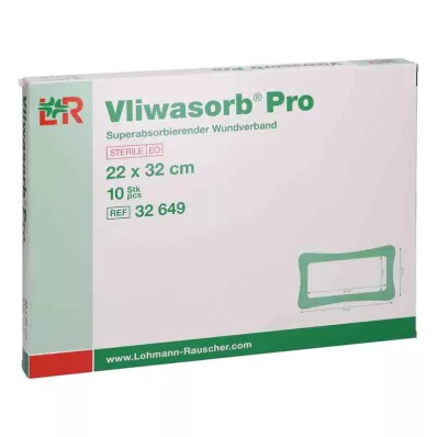Vliwasorb Pro Suberabsorb.Komp.steril 22x32 cm, 10 pc
