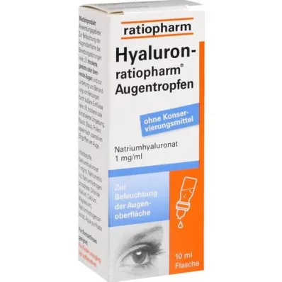 HYALURON-RATIOPHARM Gouttes pour les yeux, 10 ml