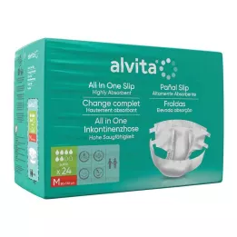 ALVITA Slip dincontinence tout-en-un super medium jour, 24 pièces
