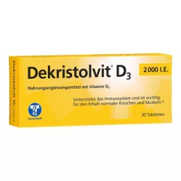 DEKRISTOLVIT Comprimés D3 2.000 U.I., 30 pièces