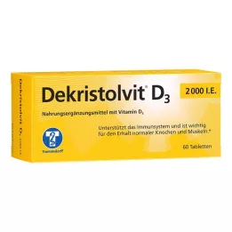 DEKRISTOLVIT Comprimés D3 2.000 U.I., 60 comprimés