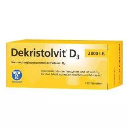DEKRISTOLVIT Comprimés D3 2.000 U.I., 120 comprimés