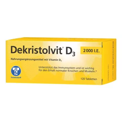 Dekristolvit D3 2 000 UI comprimés, 120 pc