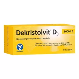 DEKRISTOLVIT Comprimés D3 2.000 I.U., 90 pièces