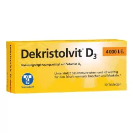 DEKRISTOLVIT Comprimés D3 4.000 U.I., 30 pièces